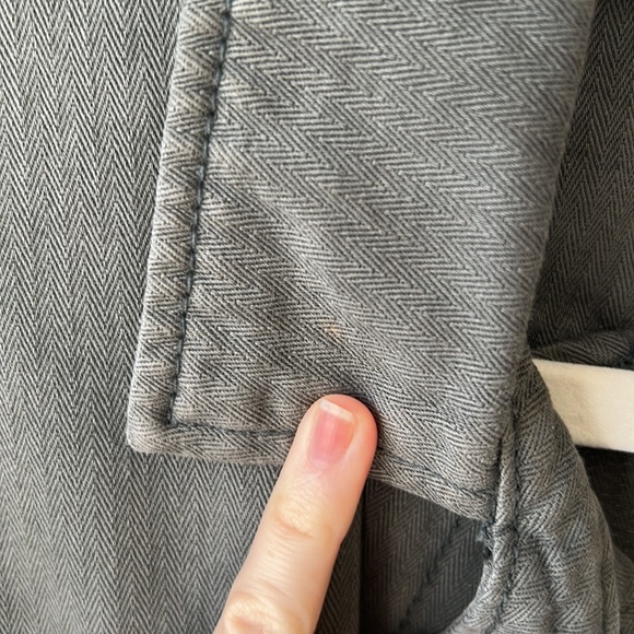 Velvet Heart Denim Army Green Khaki Jacket EUC - Picture 6 of 6